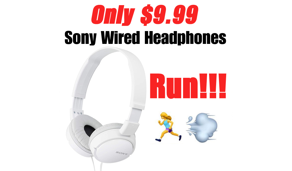 Sony Wired Headphones Only $9.99 on Amazon (Regularly $20)