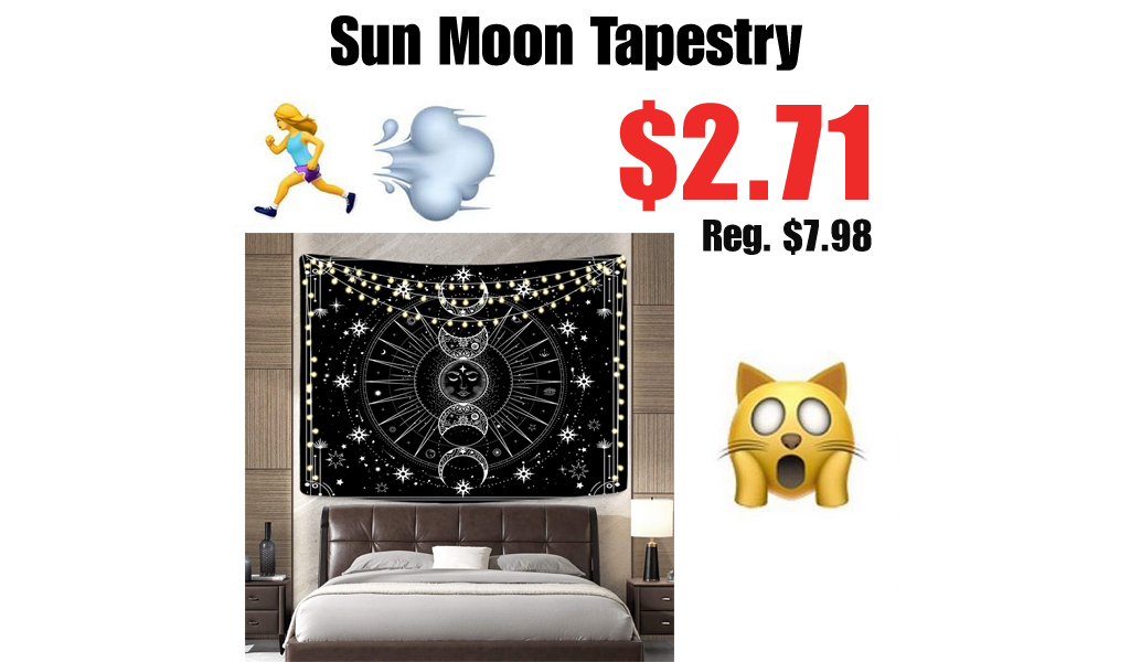 Sun Moon Tapestry Only $2.71 Shipped on Amazon (Regularly $7.98)