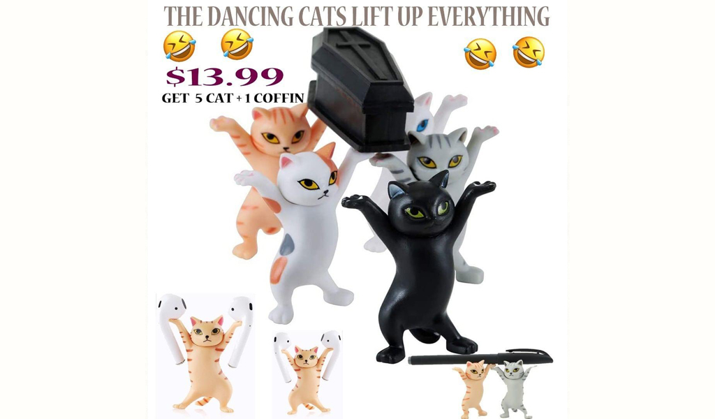 The Cat Lifted The Coffin Dancing Pallbearers, Pen Holders, Mobile Phone Holder+Free Shipping!