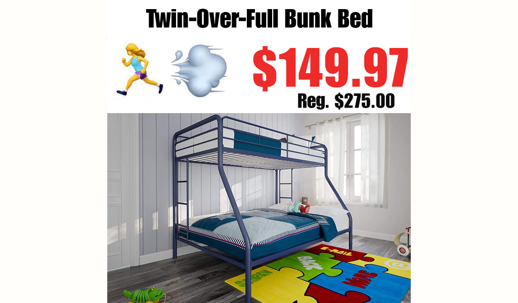 Twin-Over-Full Bunk Bed Only $149.97 Shipped on Amazon (Regularly $275)