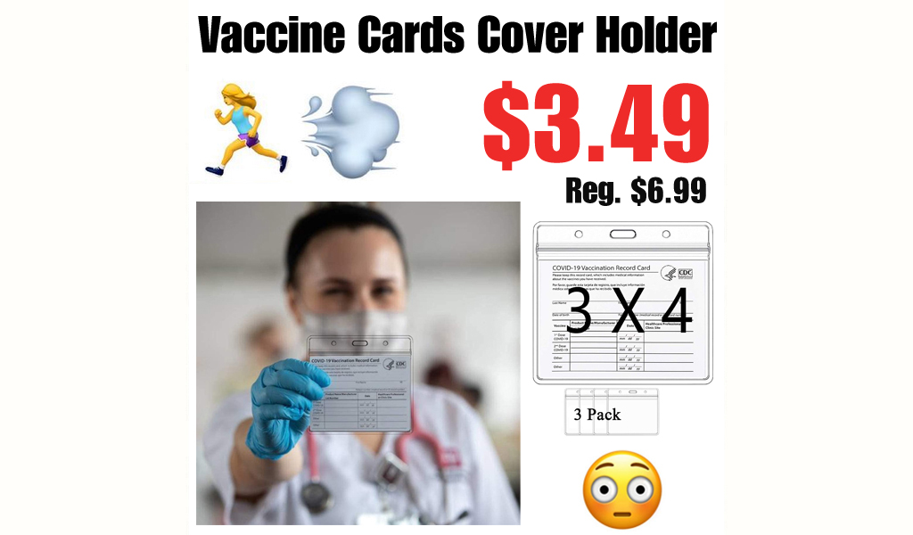 Vaccine Cards Cover Holder Only $3.49 Shipped on Amazon (Regularly $6.99)