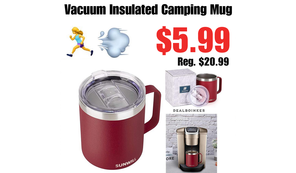Vacuum Insulated Camping Mug Only $5.99 Shipped on Amazon (Regularly $20.99)