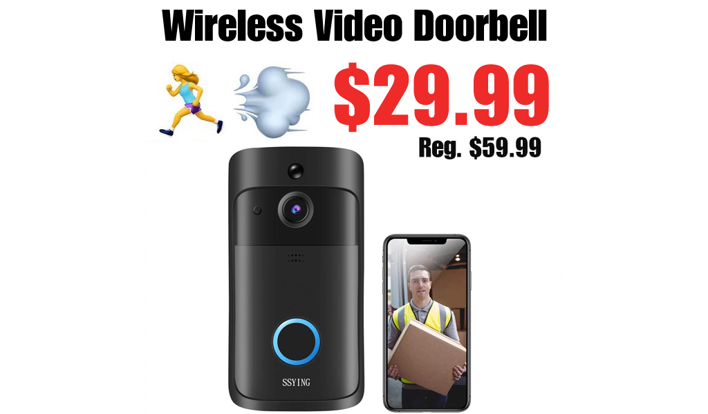 Wireless Video Doorbell Only $29.99 Shipped on Amazon (Regularly $59.99)