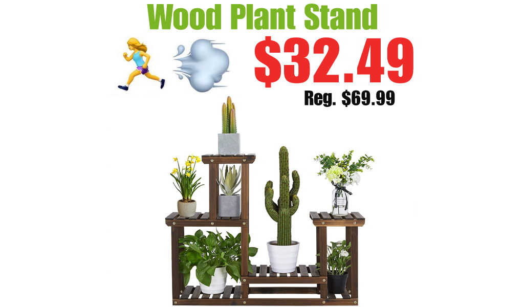 Wood Plant Stand Only $32.49 Shipped on Amazon (Regularly $69.99)
