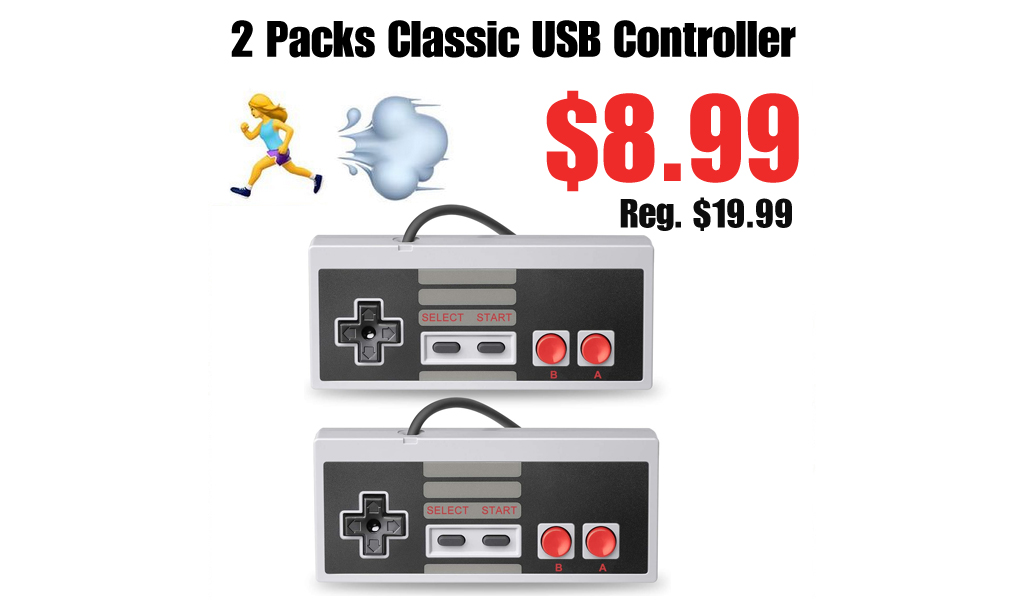 2 Packs Classic USB Controller Only $8.99 Shipped on Amazon (Regularly $19.99)