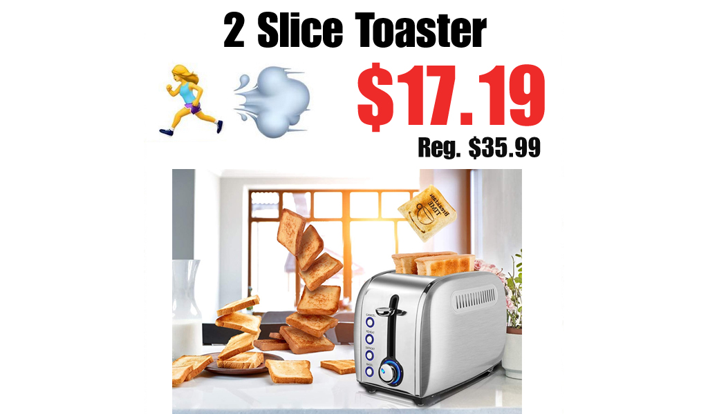 2 Slice Toaster Only $17.19 Shipped on Amazon (Regularly $35.99)