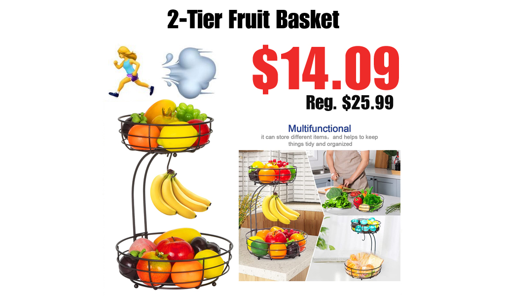 2-Tier Fruit Basket Only $14.09 Shipped on Amazon (Regularly $25.99)