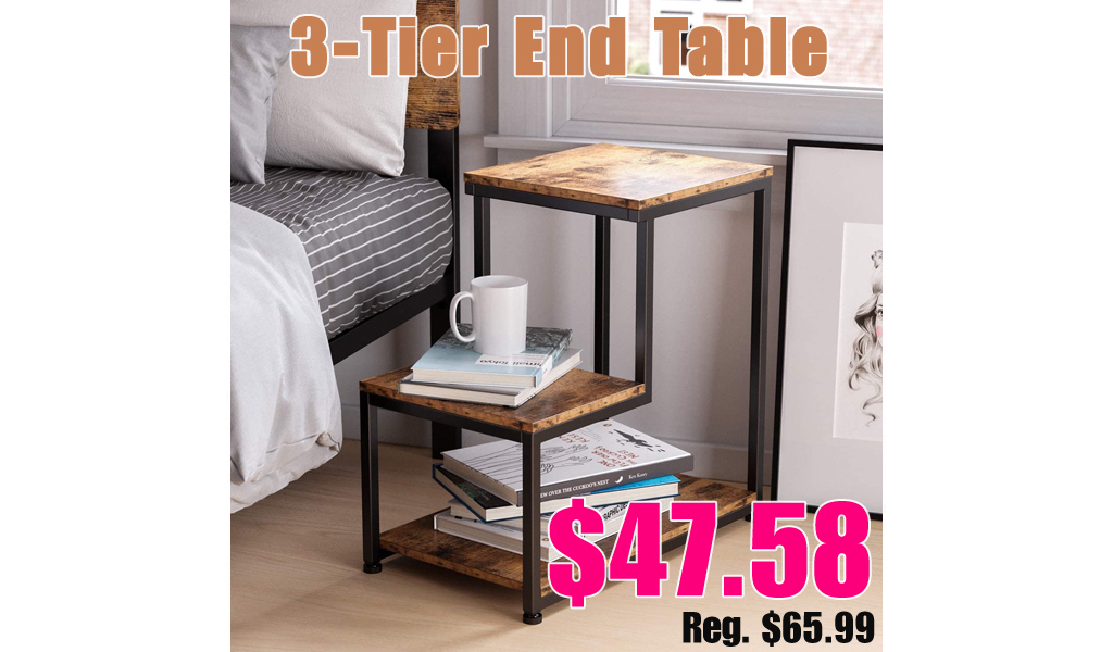 3-Tier End Table Only $47.58 Shipped on Amazon (Regularly $65.99)