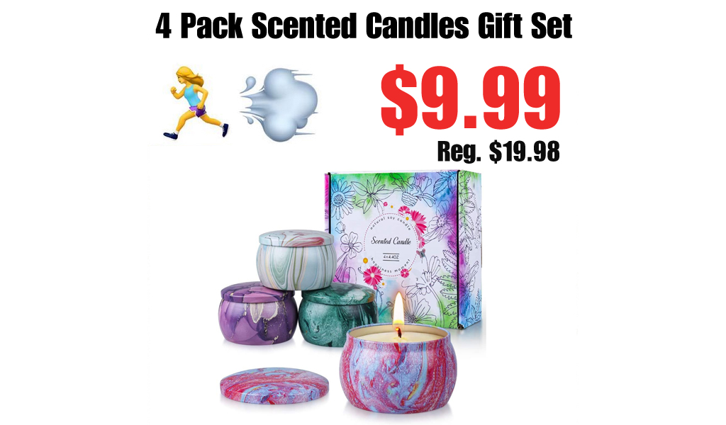 4 Pack Scented Candles Gift Set Only $9.99 Shipped on Amazon (Regularly $19.99)