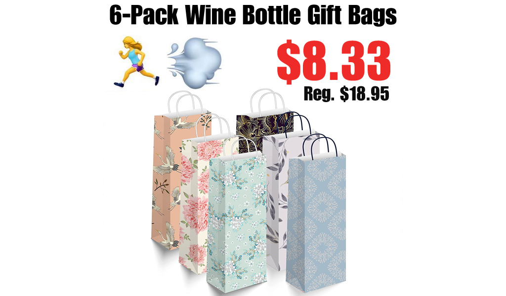 6-Pack Wine Bottle Gift Bags Only $8.33 Shipped on Amazon (Regularly $18.95)