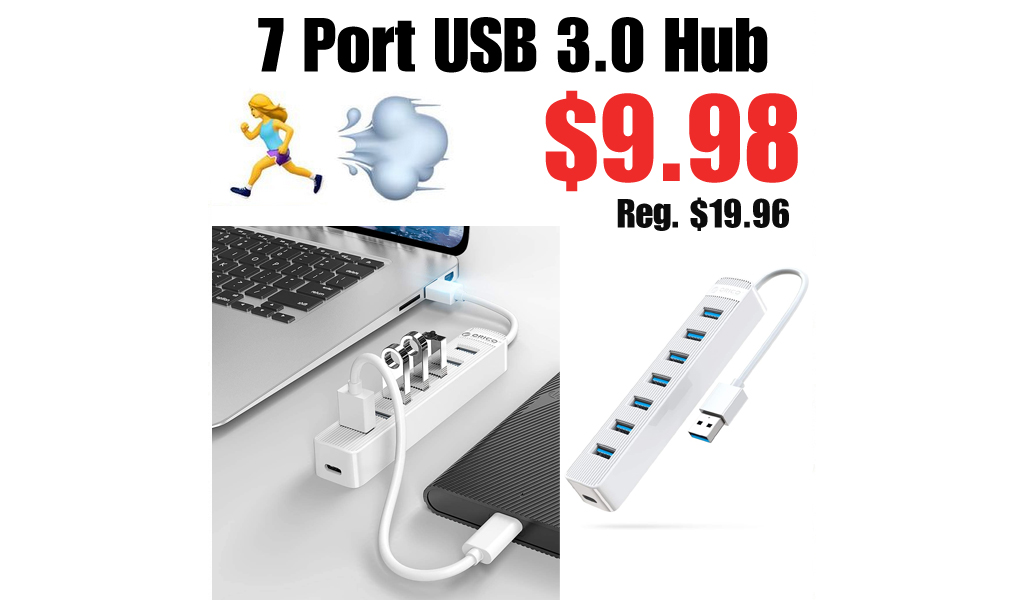 7 Port USB 3.0 Hub Only $9.98 Shipped on Amazon (Regularly $19.96)