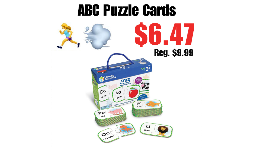 ABC Puzzle Cards Only $6.47 Shipped on Amazon (Regularly $9.99)