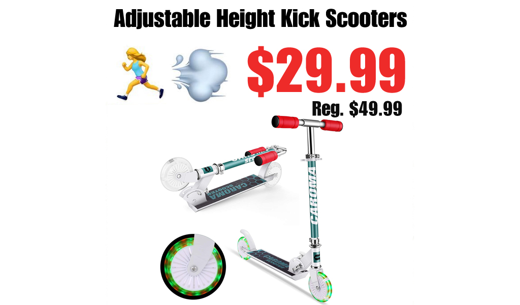 Adjustable Height Kick Scooters Only $29.99 Shipped on Amazon (Regularly $49.99)