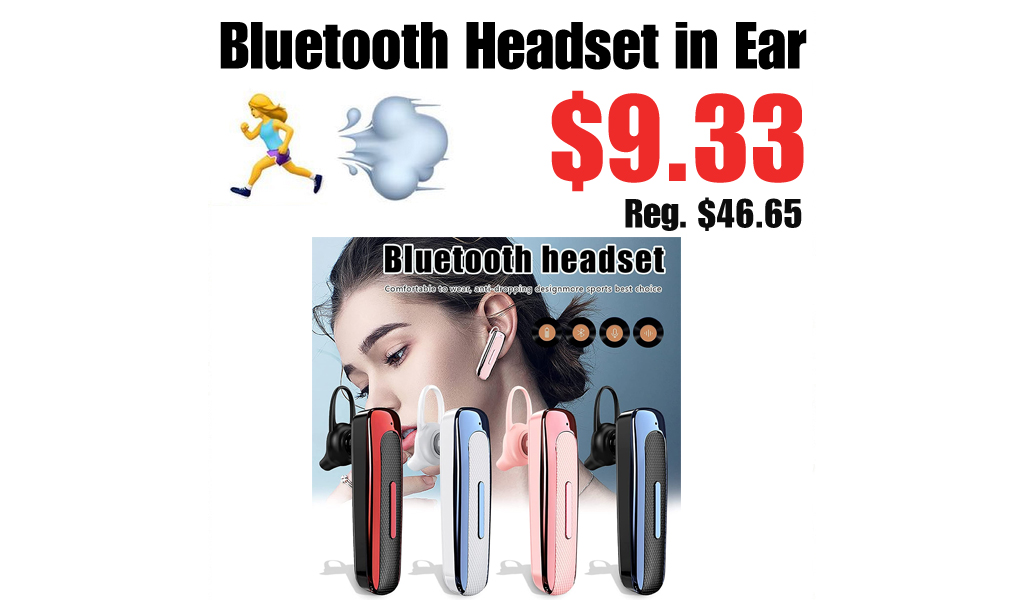 Bluetooth Headset in Ear Only $9.33 Shipped on Amazon (Regularly $46.65)