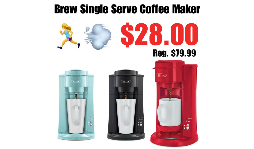Brew Single Serve Coffee Maker Just $28.00 on Belk.com (Regularly $79.99)
