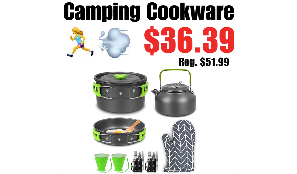Camping Cookware Only $36.39 Shipped on Amazon (Regularly $51.99)