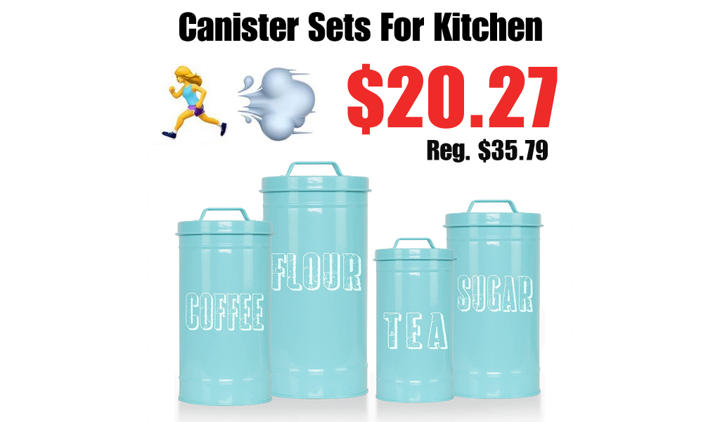 Canister Sets For Kitchen Only $20.27 Shipped on Amazon (Regularly $35.79)