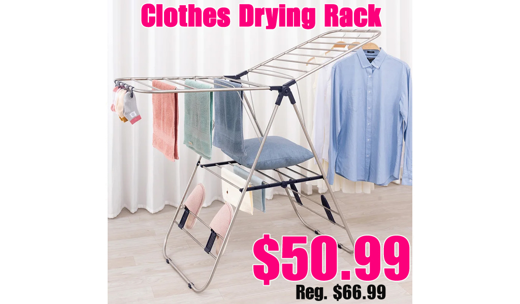 Clothes Drying Rack Only $50.99 on Wayfair (Regularly $66.99)