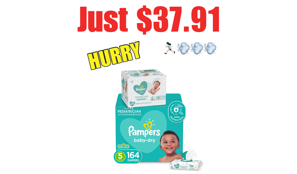 Disposable Baby Diapers - 164 Count Only $37.91 Shipped on Amazon (Regularly $66.98)