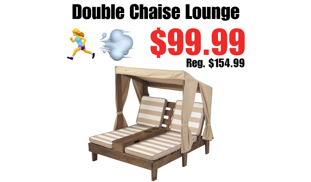 Double Chaise Lounge Only $99.99 Shipped on Amazon (Regularly $154.99)