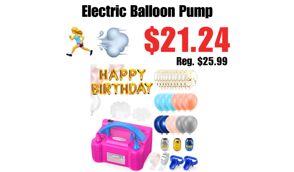 Electric Balloon Pump Only $21.24 Shipped on Amazon (Regularly $25.99)