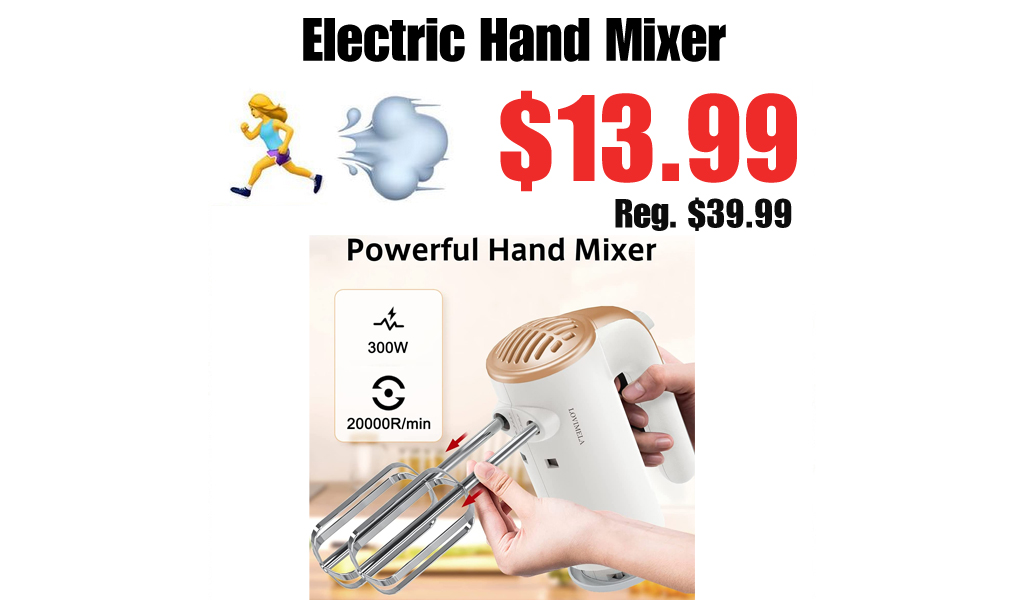 Electric Hand Mixer Only $13.99 Shipped on Amazon (Regularly $39.99)