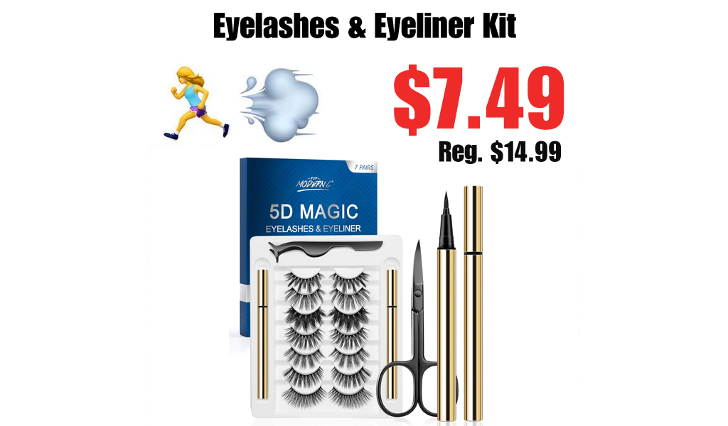 Eyelashes & Eyeliner Kit Only $7.49 Shipped on Amazon (Regularly $14.99)