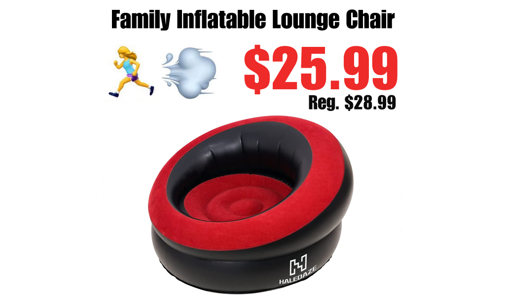 Family Inflatable Lounge Chair Only $25.99 Shipped on Amazon (Regularly $28.99)