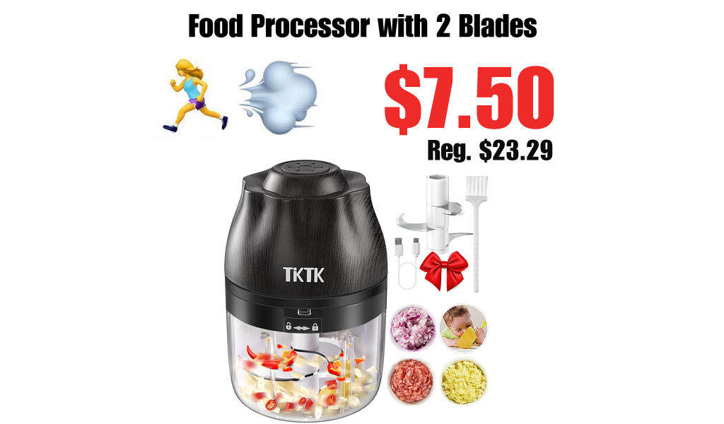 Food Processor with 2 Blades Only $7.50 Shipped on Amazon (Regularly $23.29)