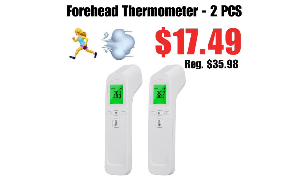 Forehead Thermometer - 2 PCS Only $17.49 Shipped on Amazon (Regularly $35.98)