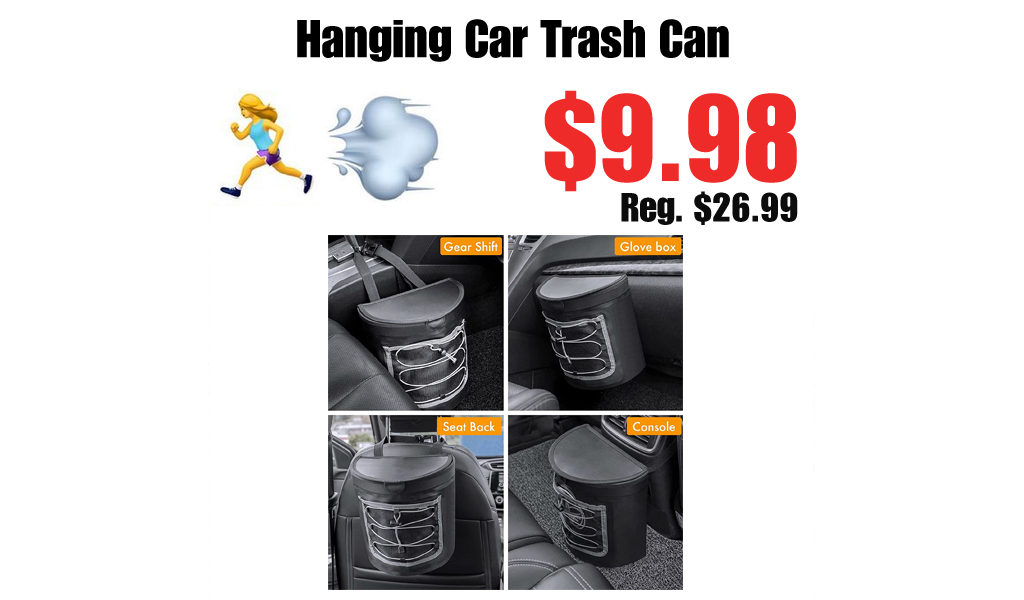 Hanging Car Trash Can Only $9.98 Shipped on Amazon (Regularly $26.99)