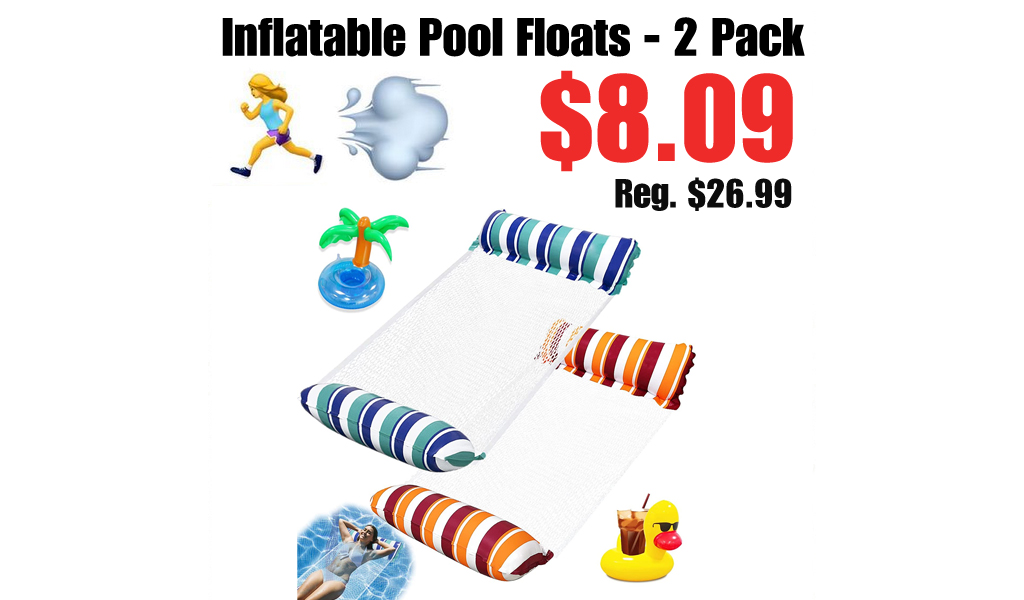Inflatable Pool Floats - 2 Pack Just $8.09 Shipped on Amazon (Regularly $26.99)