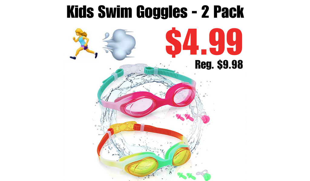 Kids Swim Goggles - 2 Pack Only $4.99 Shipped on Amazon (Regularly $9.98)
