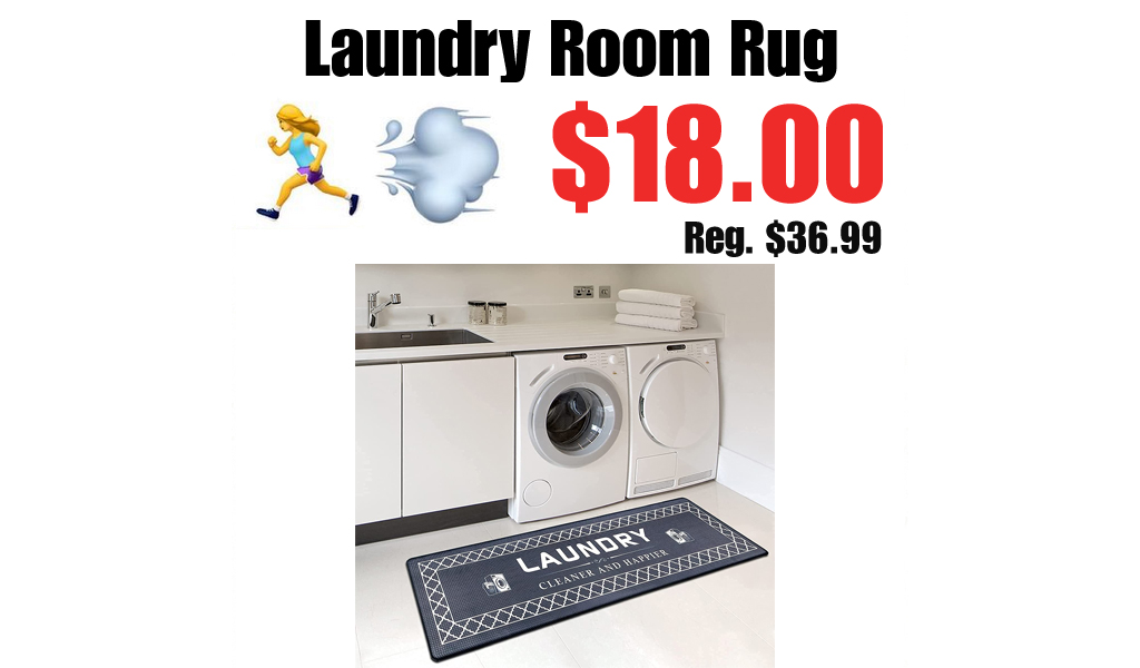Laundry Room Rug Just $18.00 Shipped on Amazon (Regularly $36.99)