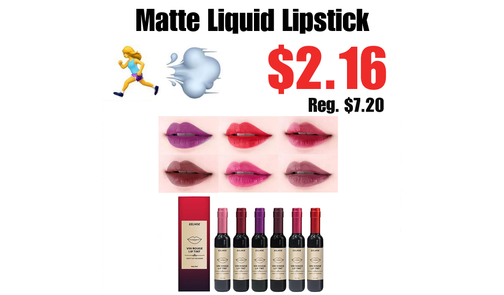 Matte Liquid Lipstick Just $2.16 Shipped on Amazon (Regularly $7.20)