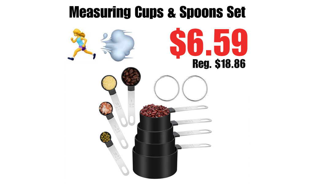 Measuring Cups & Spoons Set Only $6.59 Shipped on Amazon (Regularly $18.86)
