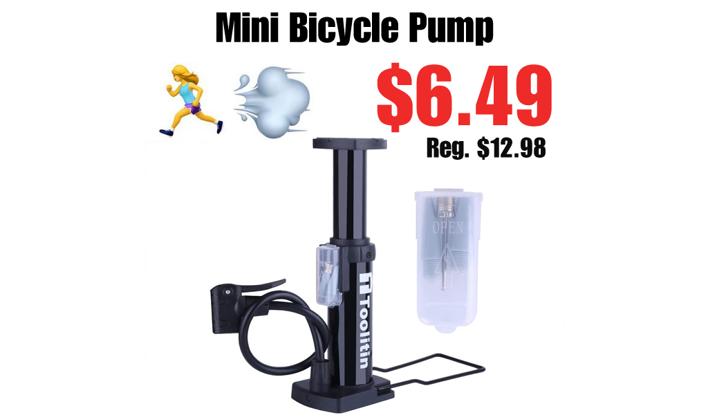Mini Bicycle Pump Only $6.49 Shipped on Amazon (Regularly $12.98)