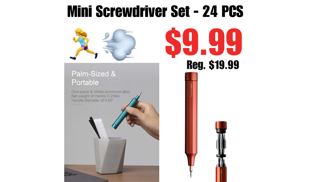 Mini Screwdriver Set - 24 PCS Only $9.99 Shipped on Amazon (Regularly $19.99)