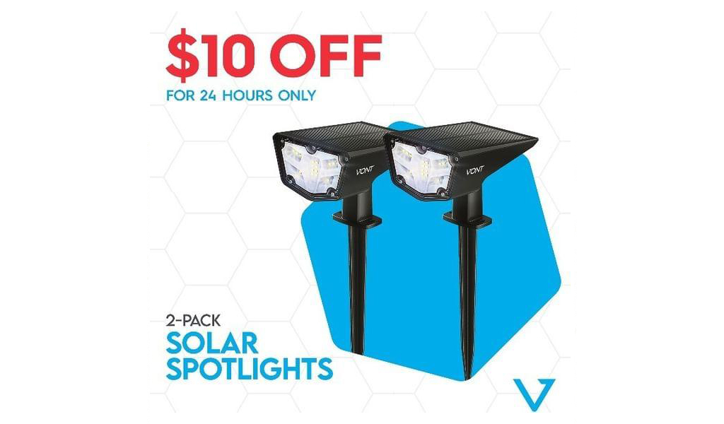 Outdoor Solar Lights - 2 Pack Only $15.99 Shipped on Amazon (Regularly $25.99)