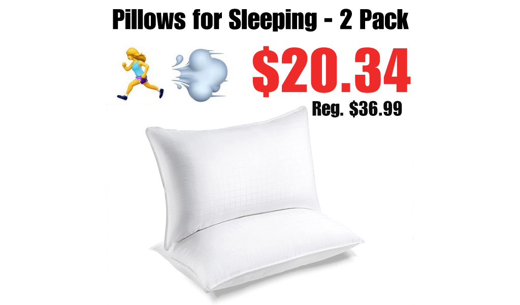 Pillows for Sleeping - 2 Pack Only $20.34 Shipped on Amazon (Regularly $36.99)