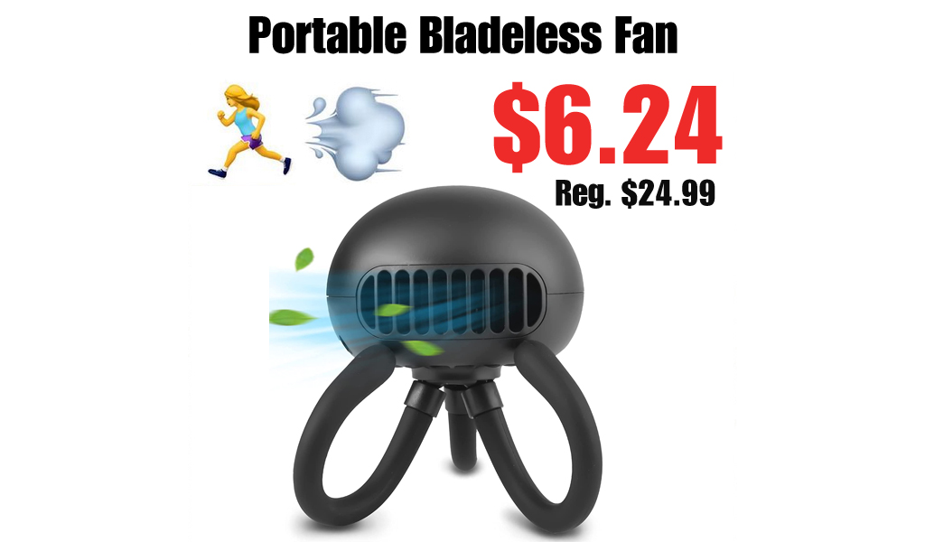 Portable Bladeless Fan Only $6.24 Shipped on Amazon (Regularly $24.99)