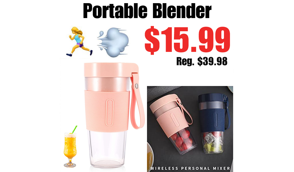 Portable Blender Only $15.99 Shipped on Amazon (Regularly $39.98)