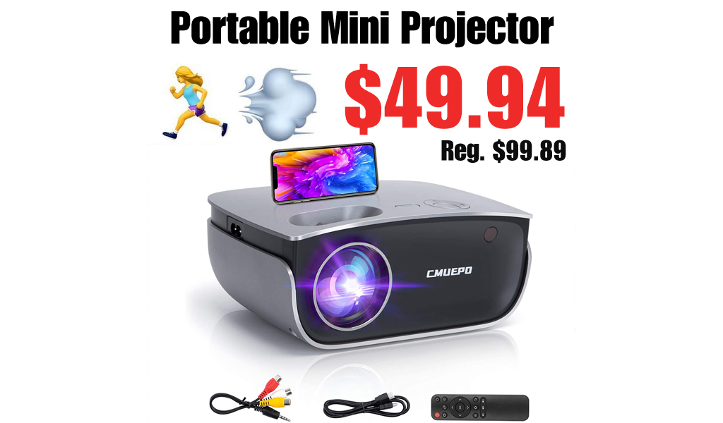 Portable Mini Projector Only $49.94 Shipped on Amazon (Regularly $99.89)