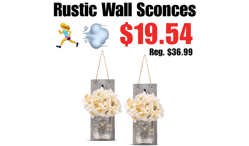 Rustic Wall Sconces Only $19.54 Shipped on Amazon (Regularly $36.99)