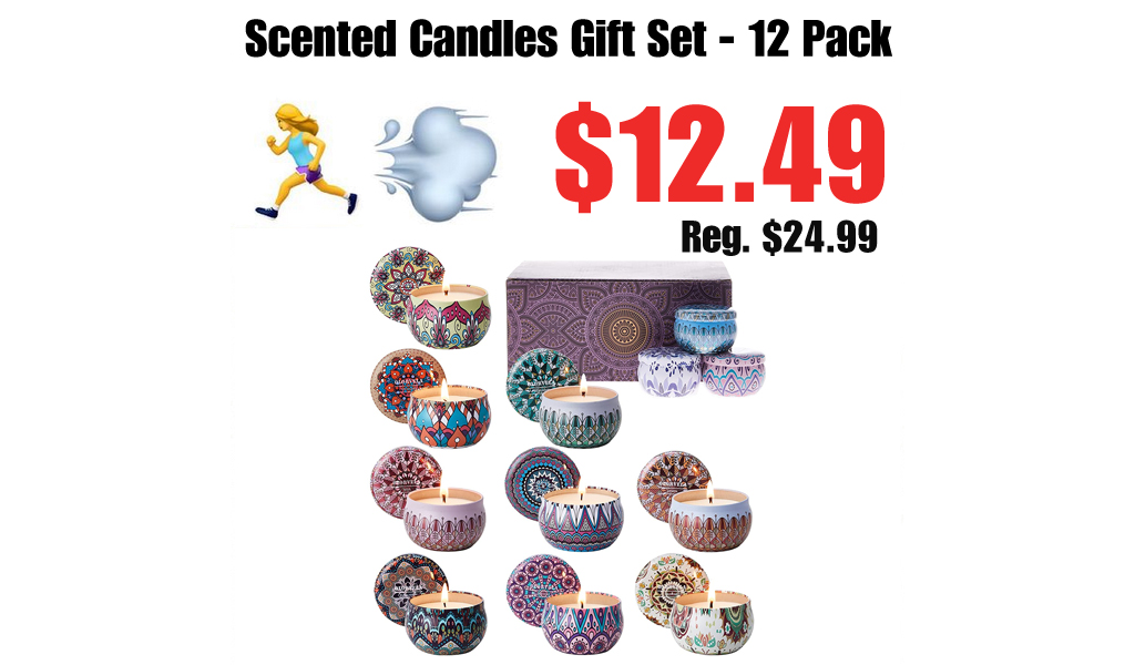 Scented Candles Gift Set - 12 Pack Only $12.49 Shipped on Amazon (Regularly $24.99)