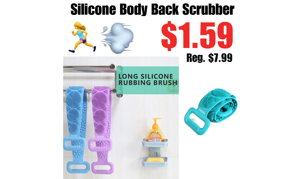 Silicone Body Back Scrubber Only $1.59 Shipped on Amazon (Regularly $7.99)