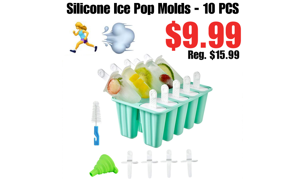Silicone Ice Pop Molds - 10 PCS Just $9.99 Shipped on Amazon (Regularly $15.99)