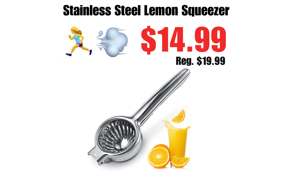 Stainless Steel Lemon Squeezer Only $14.99 Shipped on Amazon (Regularly $19.99)