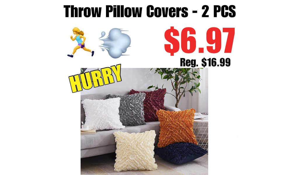 Throw Pillow Covers - 2 PCS Only $6.97 Shipped on Amazon (Regularly $16.99)