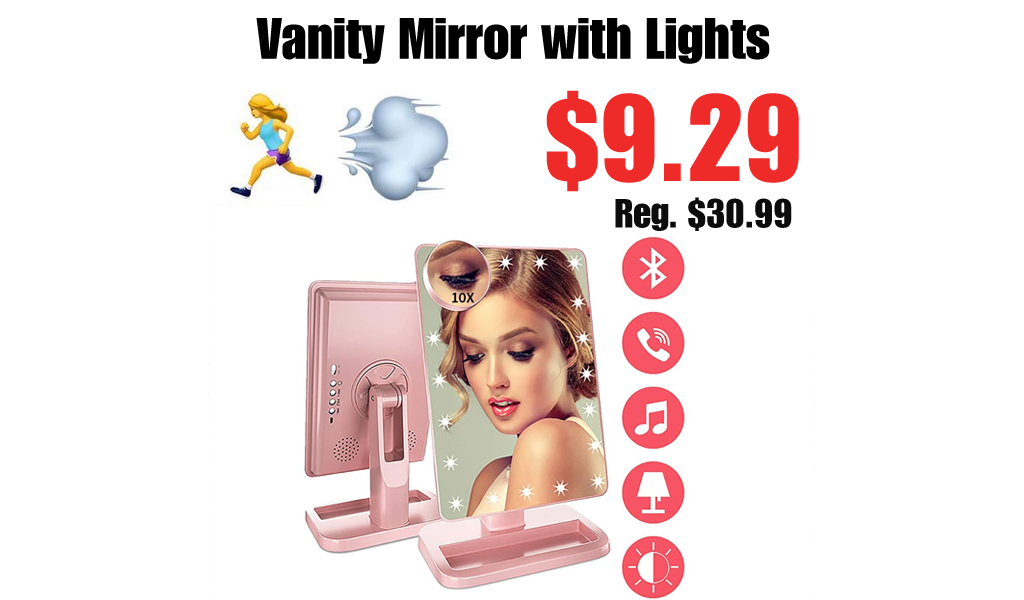 Vanity Mirror with Lights Only $9.29 Shipped on Amazon (Regularly $30.99)